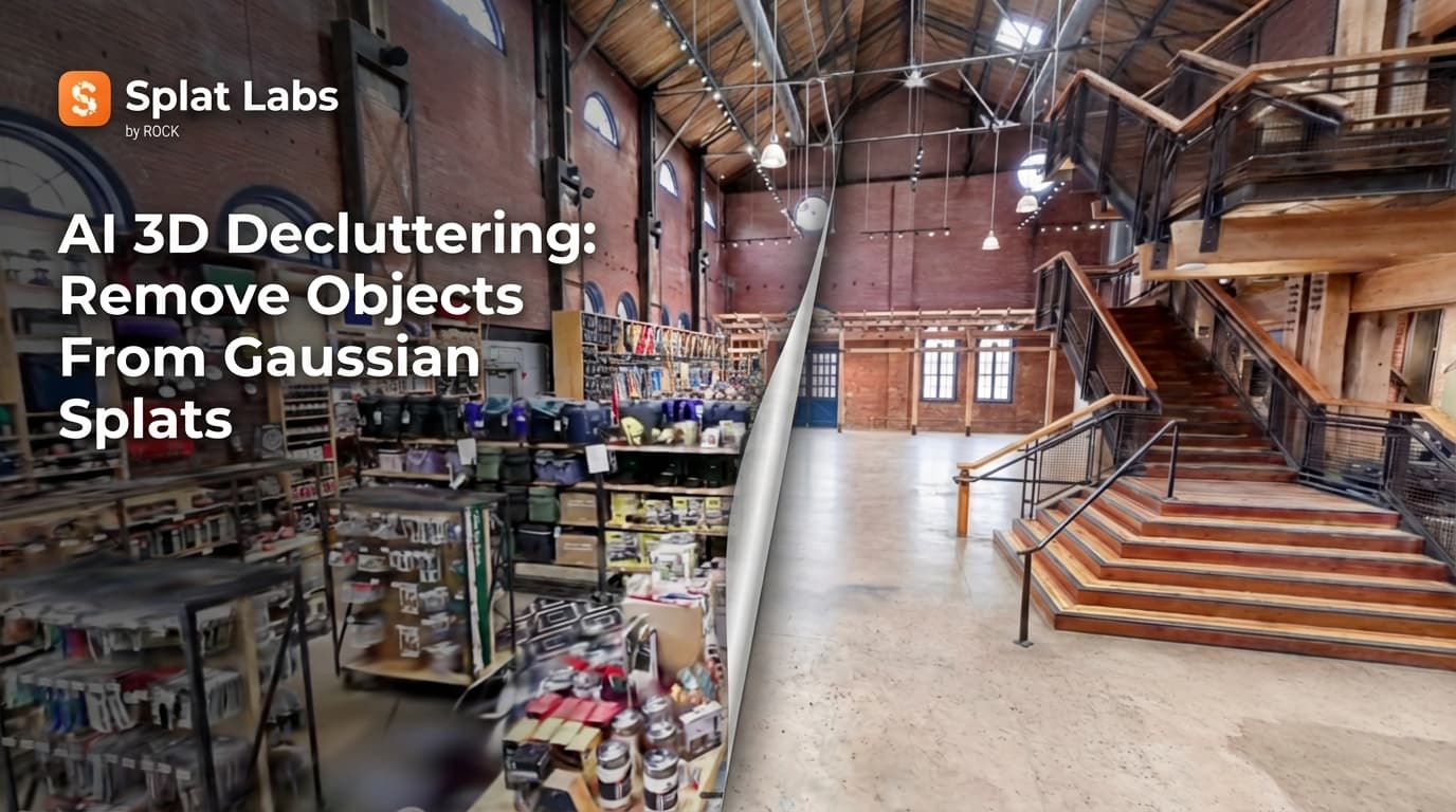 AI 3D Decluttering: Remove Objects From Gaussian Splats