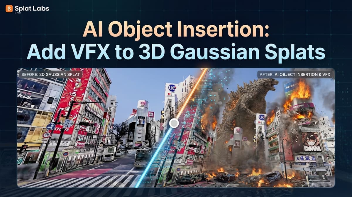 AI Object Insertion: Add VFX to 3D Gaussian Splats | Splat Labs Blog ...
