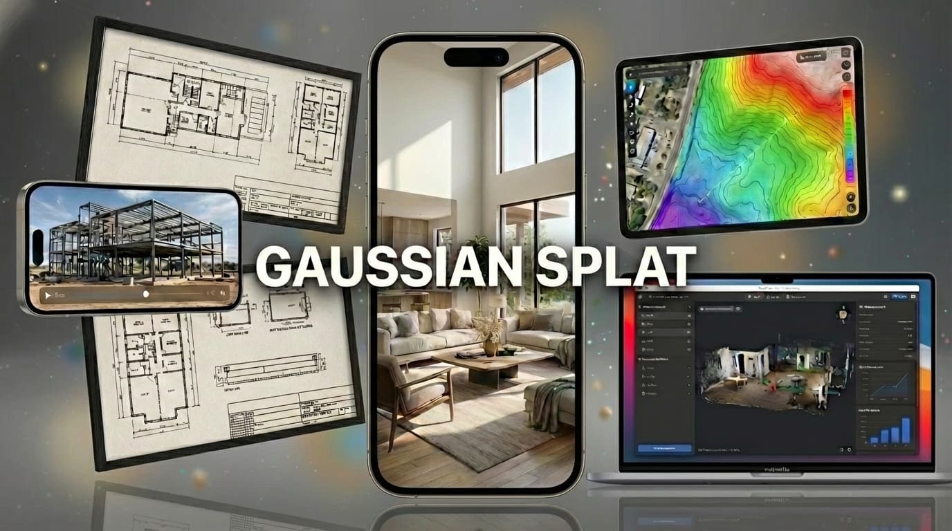 Gaussian Splats Explained: The Future of 3D Visualization for AEC and Real Estate