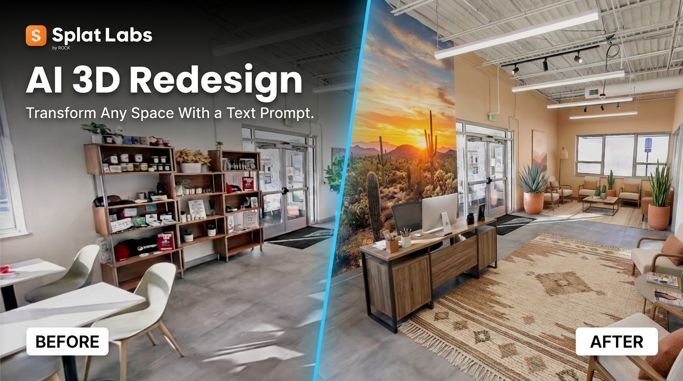 AI 3D Redesign: Transform Any Space With a Text Prompt | Splat Labs ...